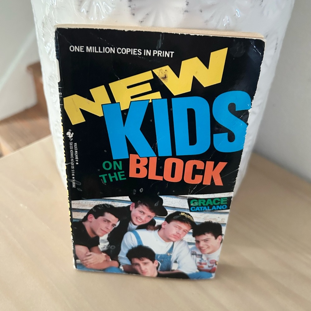 Vintage 1989 New Kids on the Block Book Grace Catalano NKOTB
